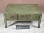 Code:A001<br/>Description:Green Coffee Table<br/>Please call Laura @ 81000428 for Special Price<br/>Size:98X70X46Cm